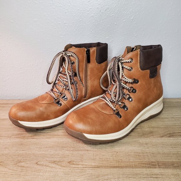 Maurices Brown Hiking Boots Comfortable Lace Up Adventure Women's Size 10 - Picture 3 of 10